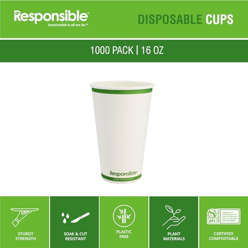 16 oz Paper Hot Cups (16 Count)