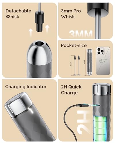 LunaFro 2.0 Rechargeable Milk Frother