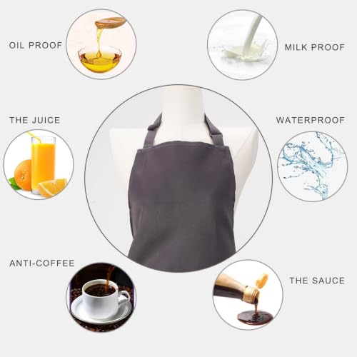 Kitchen Bib Chef Apron for Women Men