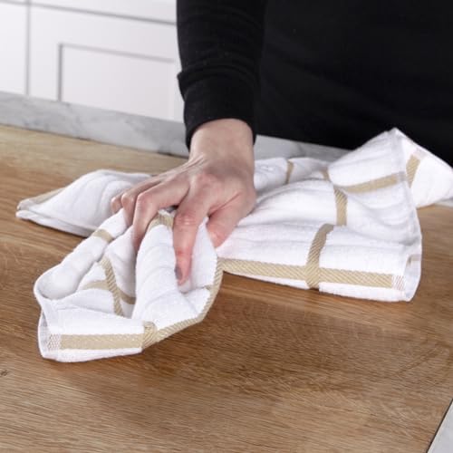 Solid & Coordinate Kitchen Towels (4 Count)