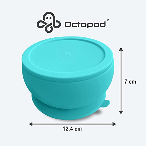 Octopod Silicone Suction Baby Bowl & Lid