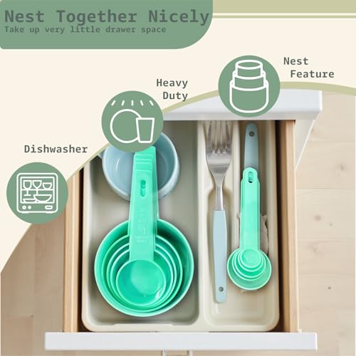10pcs Measuring Cups and Spoons Set