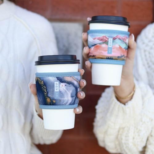 HotSok Coffee & Tea Reusable Insulated Neoprene Cup Sleeve