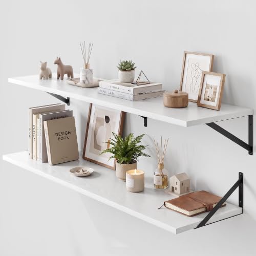 Wall Mounted Floating Shelves Set of 2 (2 Count)