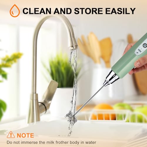 Handheld Milk Frother Wand for Coffee