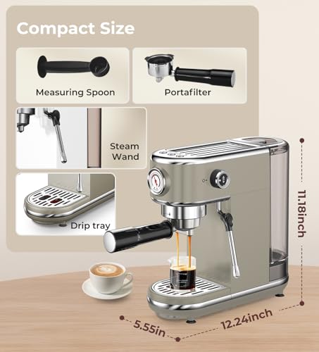 Espresso Machine with Milk Frother