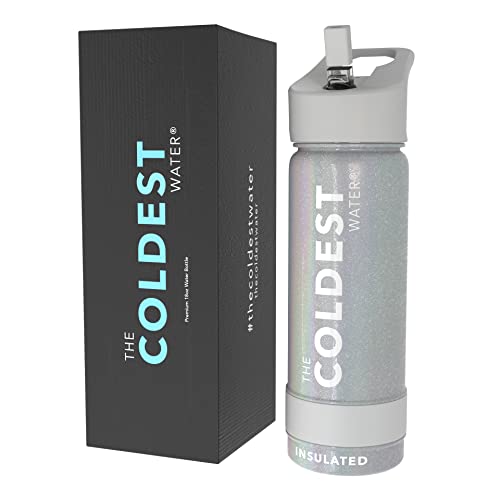 Coldest Insulated Water Bottle with Straw Lid