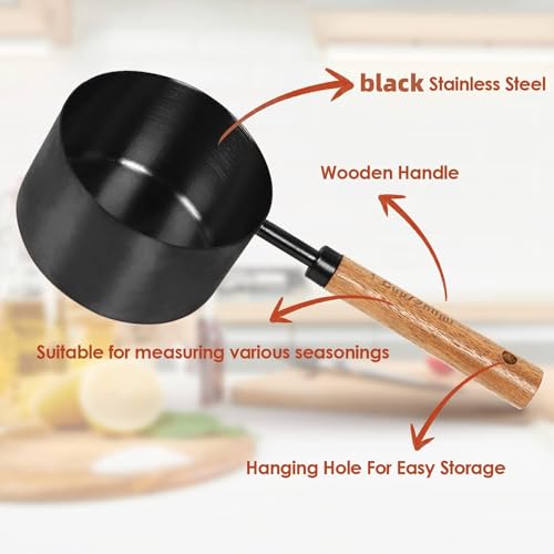 8 Piece Stainless Steel Measuring Cups and Spoons