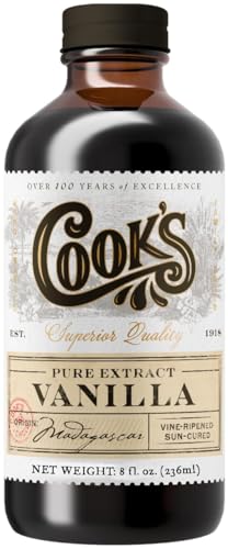 Pure Madagascar Vanilla Extract for Baking (8 Fl Oz)