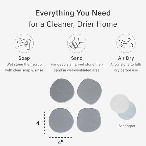 Home Stone Coasters Set (4 Count)
