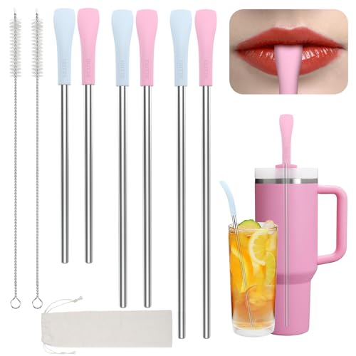 Anti Wrinkle Straw 6 Pcs for Stanley (6 Count)