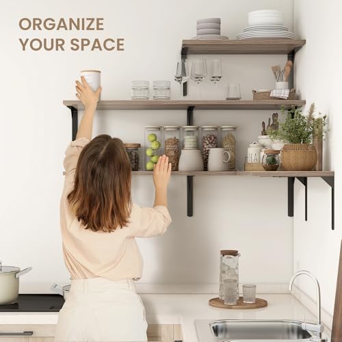 Floating Shelves for Wall (2 Count)