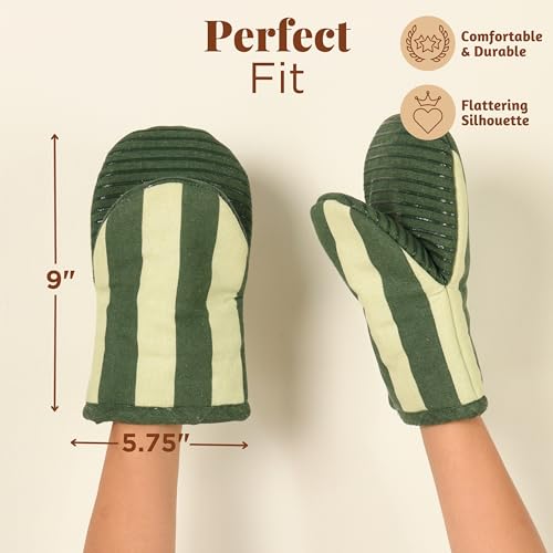 Oven Mitts Matcha Green (2 Count)