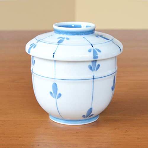 Chawanmushi Cups with Lids Set of 2 Japanese Chawan Mushi Arita Imari ware Made in Japan Mebae (2 Count)