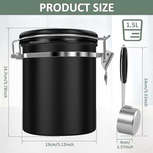 2PCS Coffee Bean Storage Container Set (2 Count)