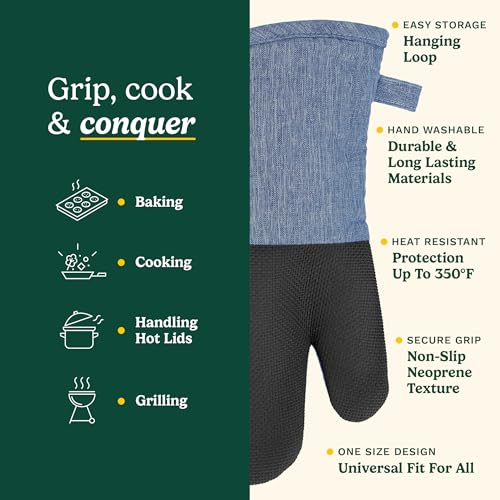 Cuisinart Chambray Kitchen Oven Mitts