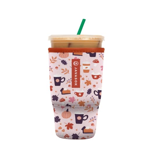 JavaSok Iced Coffee & Cold Soda Insulated Neoprene Cup Sleeve
