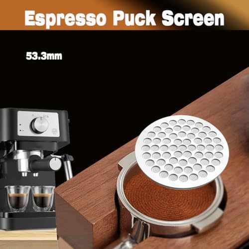 2pcs 53.3mm Espresso Puck Screen (2 Count)