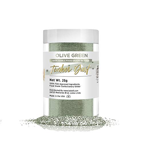Olive Green Edible Glitter