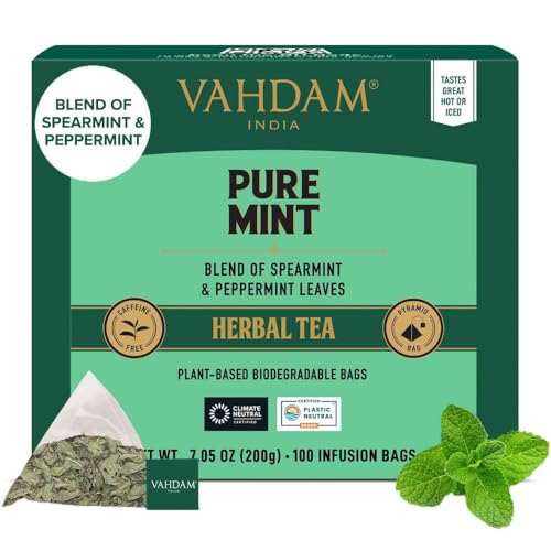 Pure Mint Herbal Tea (100 Count)