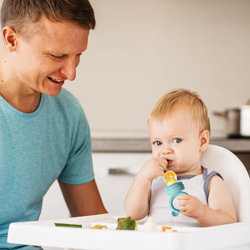 Silicone Baby Food Freezer Tray with Teething Popsicle Molds