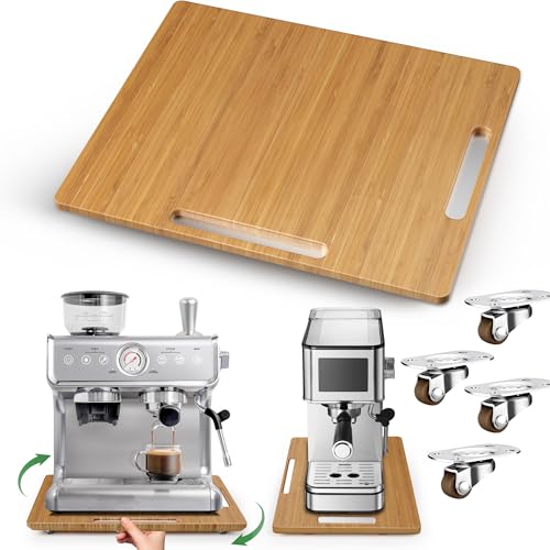 Appliance Slider for Kitchen Appliances 360° Rolling Sliding Tray for Coffee Maker Countertop