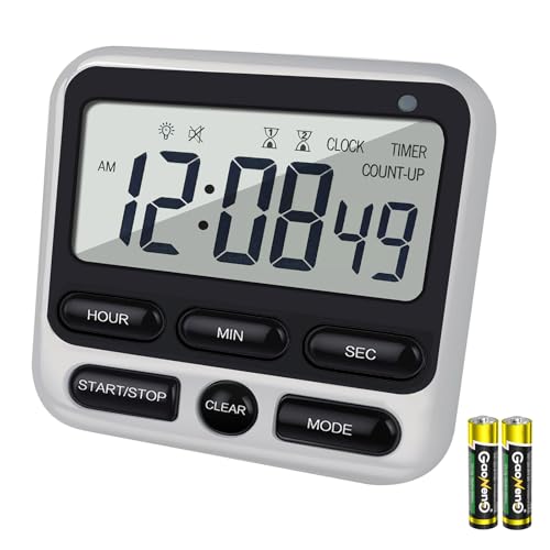 Digital Dual Kitchen Timer with Strong Magnet