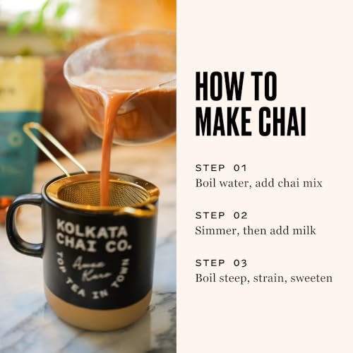 Kolkata Chai Signature Masala Chai Mix 2 (8.46 Ounce)