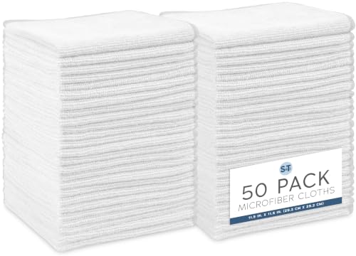 Microfiber Cleaning Cloth (50 Count)