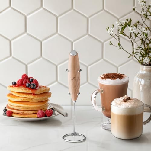 Powerful Milk Frother Wand With Duracell Batteries