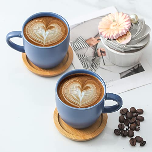 Espresso Cups and Saucers Set of 6 (6 Count)