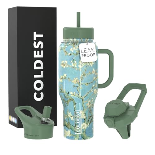 Coldest Tumbler with Handle and Straw