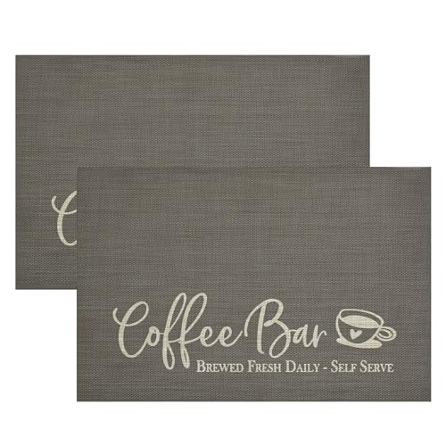 Coffee Bar Mat Set of 2 (2 Count)