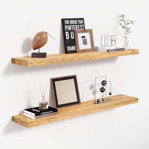 36'' Wood Floating Shelves for Wall (2 Count)