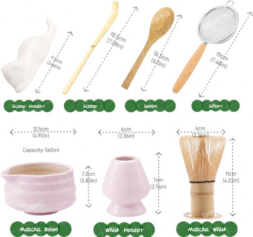7 Piece Matcha Tea Set with Gift Card