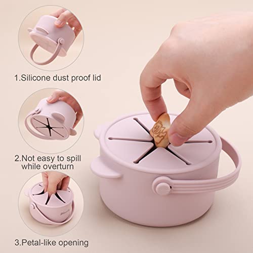 Silicone Snack Cups for Toddlers