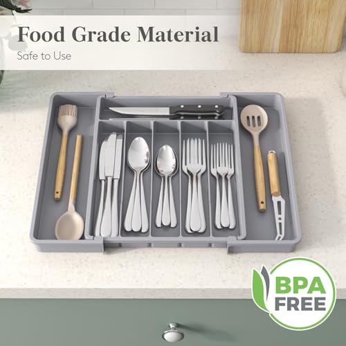 Expandable Silverware Drawer Organizer