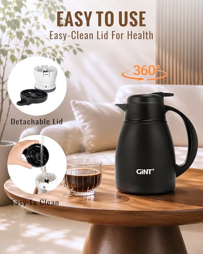 Insulated Coffee Carafe 34 Oz