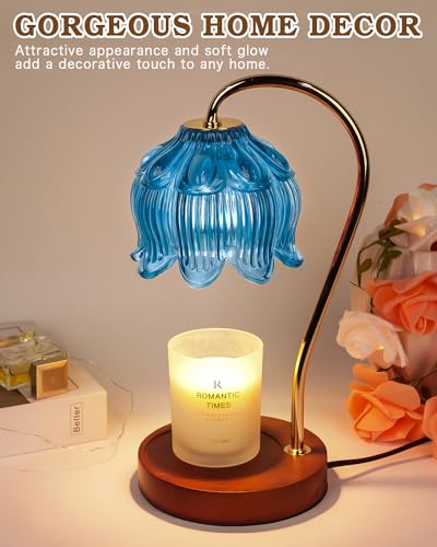 Flower Candle Warmer Lamp with Timer