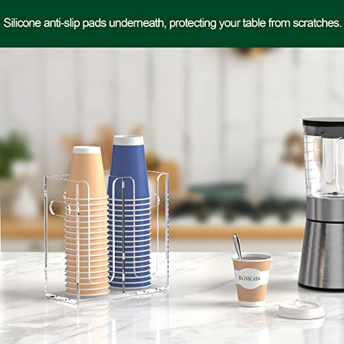 Disposable Coffee Cup Dispenser with Handles (2 Count)