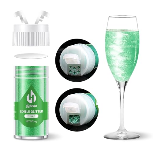 Green Edible Glitter