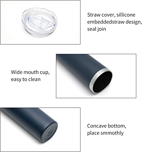 20 oz Skinny Tumblers Bulk Set (12 Count)