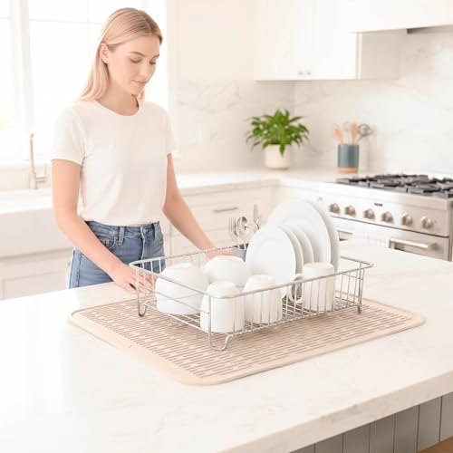 Silicone Dish Drying Mat for Multiple Usage