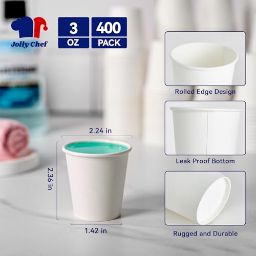 400 Count 3 oz Bathroom Paper Cups