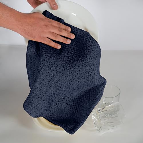Premium Waffle Weave Kitchen Towels (4 Count)