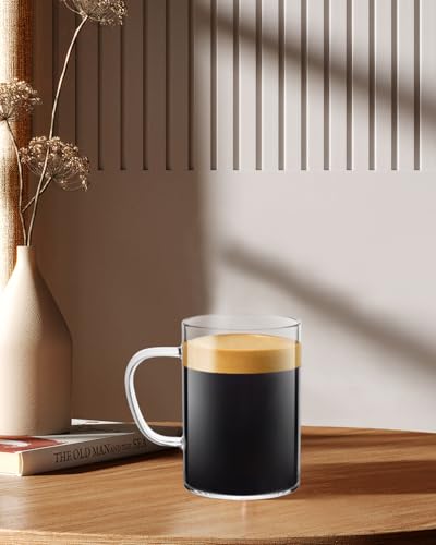 Glass Coffee Mugs (16 Fl Oz)