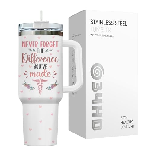 Nurse Funny Nursing 40 oz Tumbler with Handle