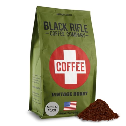 Black Rifle Coffee Medium Roast Ground Coffee Coffee Saves 12 oz (12 Ounce)