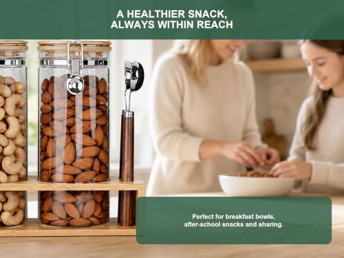 KKC Nut Storage Containers with and Scoops (5 Count)