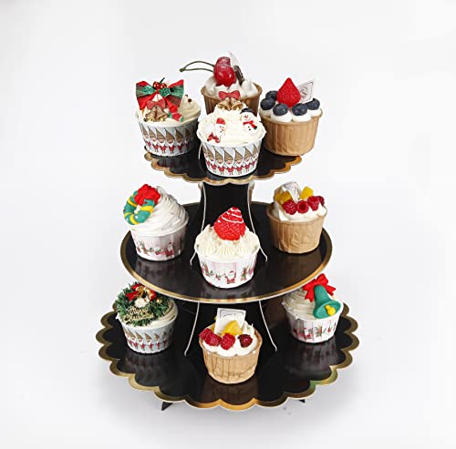 Cupcake Stand with Lace Trim
